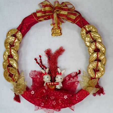 Fortune Wisher Chinese Style Wreath